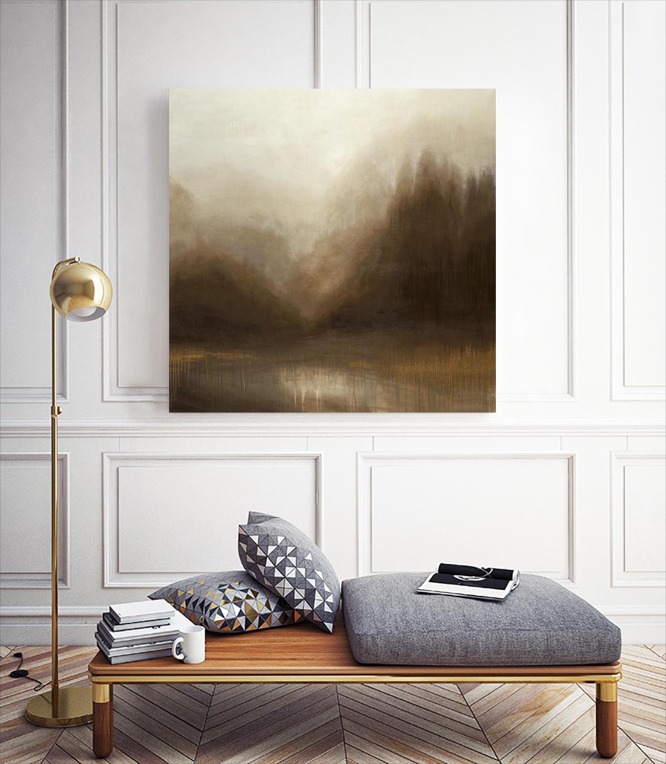 Pure Radiance by Liz Jardine on GIANT ART - beige abstract
