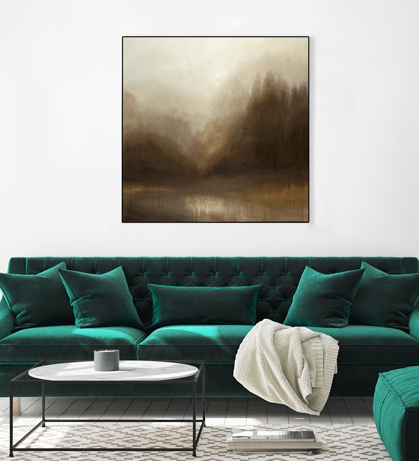 Pure Radiance by Liz Jardine on GIANT ART - beige abstract