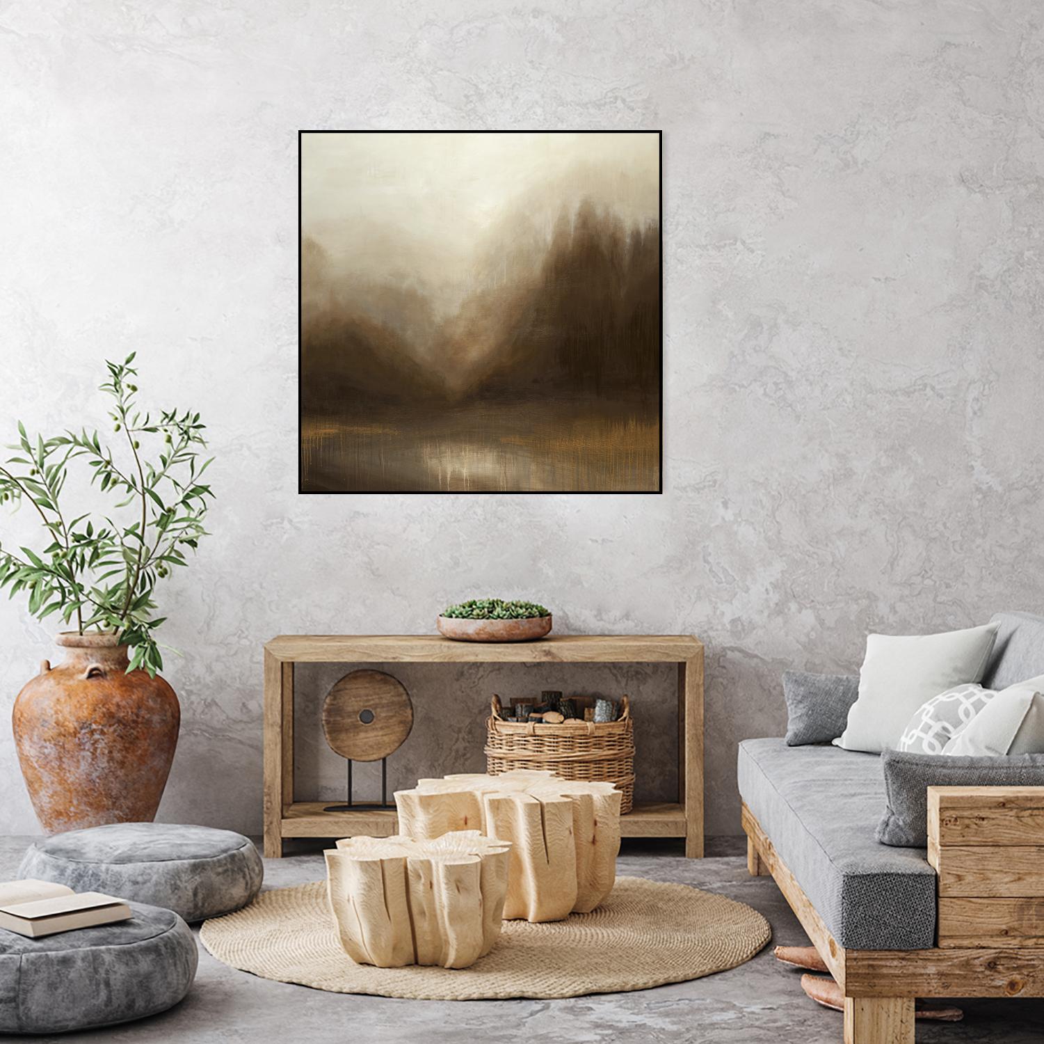 Pure Radiance by Liz Jardine on GIANT ART - beige abstract