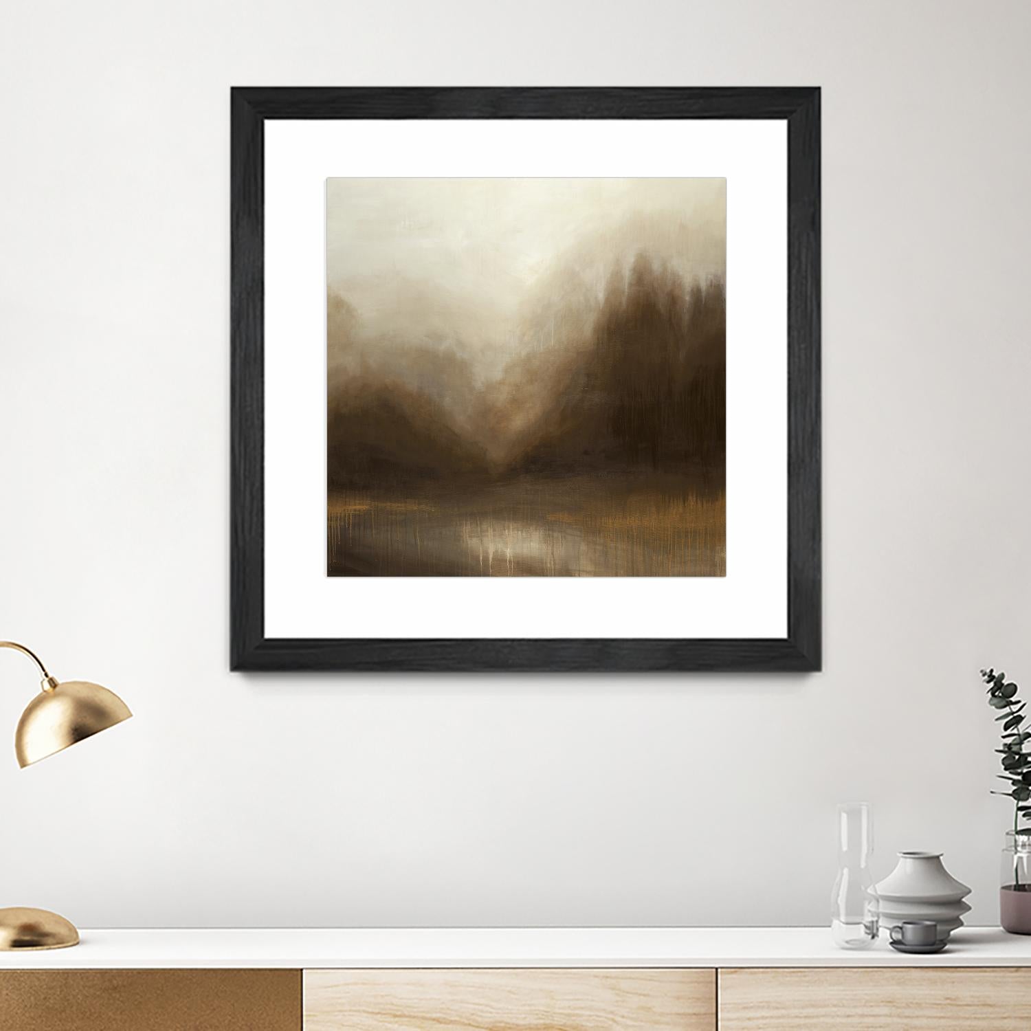 Pure Radiance by Liz Jardine on GIANT ART - beige abstract