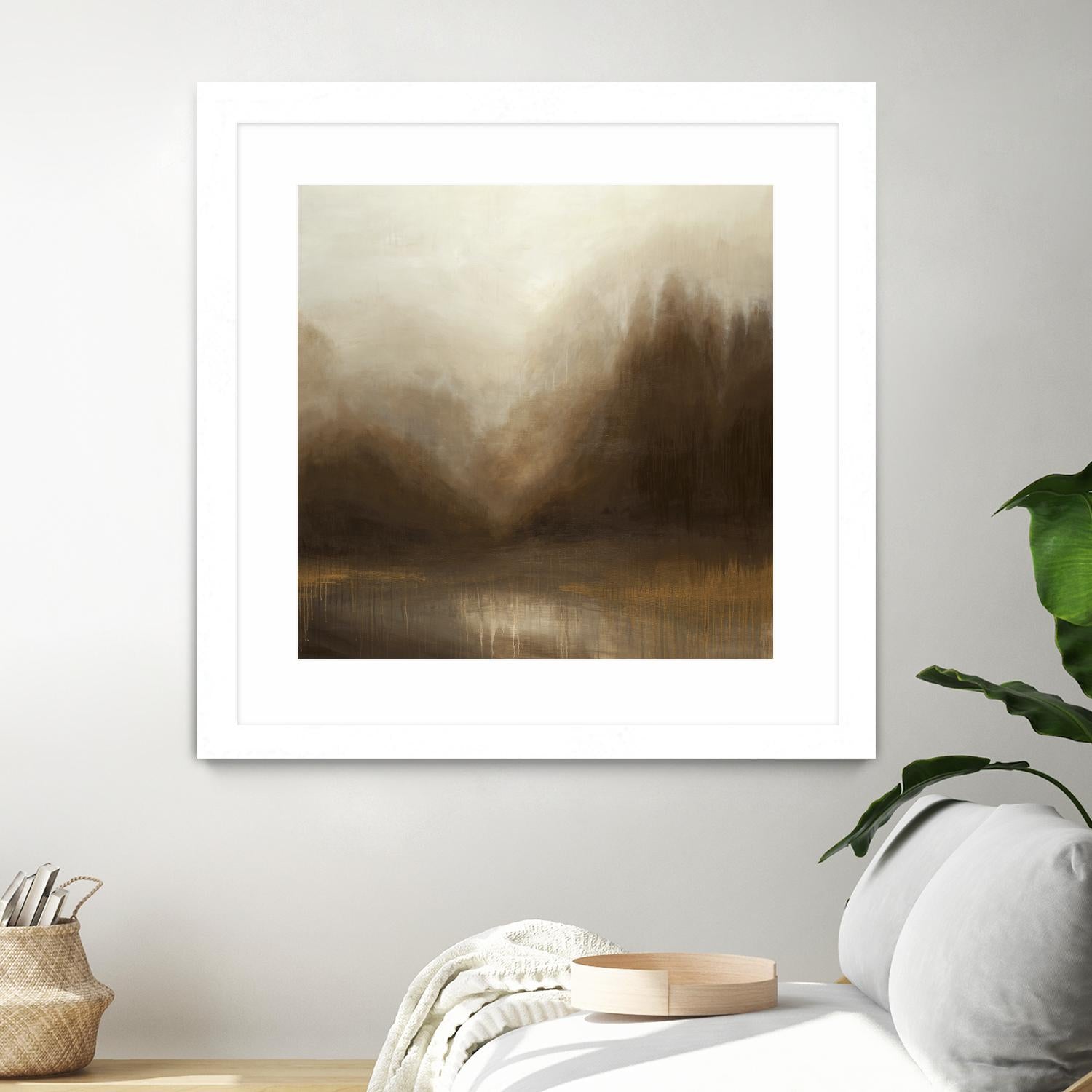Pure Radiance by Liz Jardine on GIANT ART - beige abstract