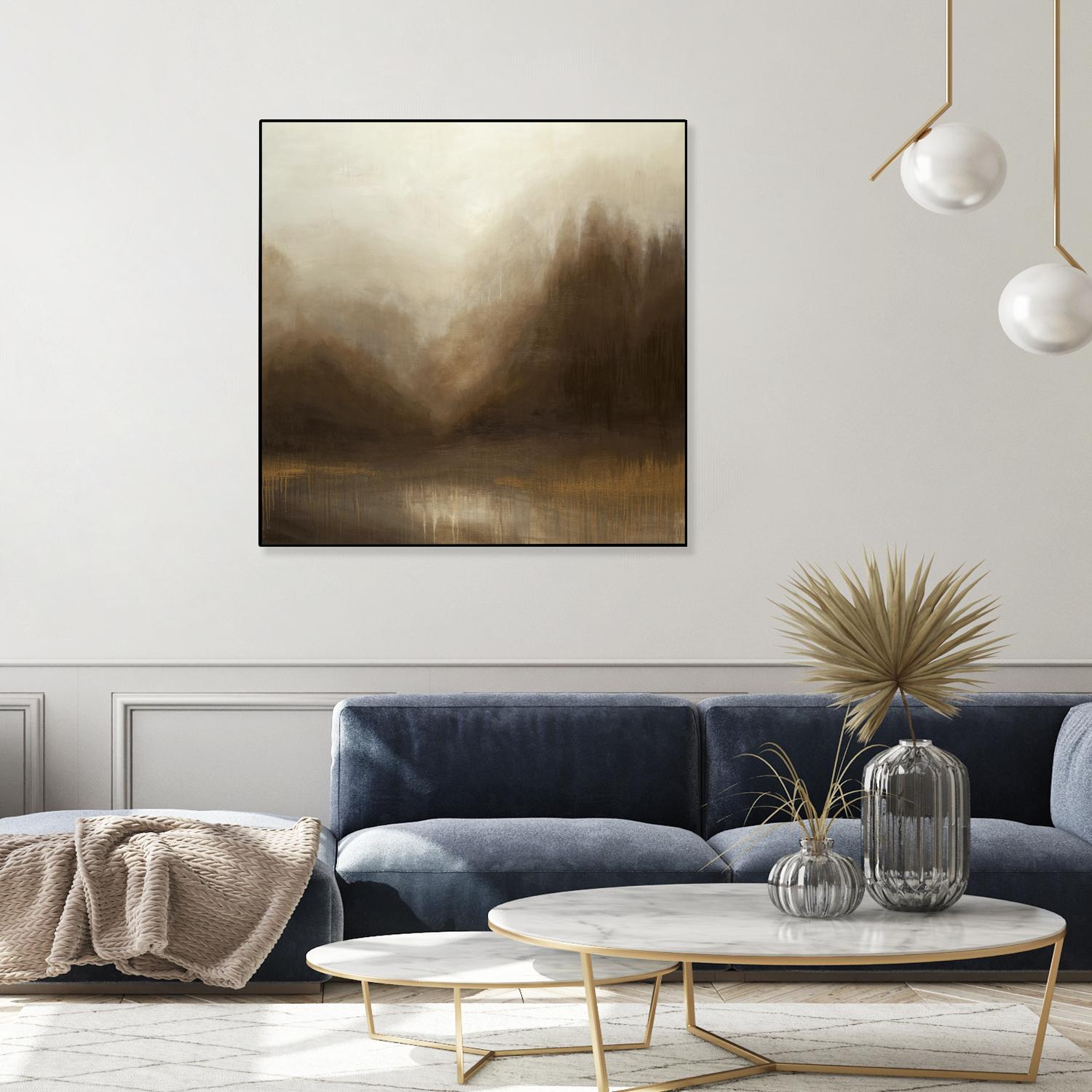 Pure Radiance by Liz Jardine on GIANT ART - beige abstract