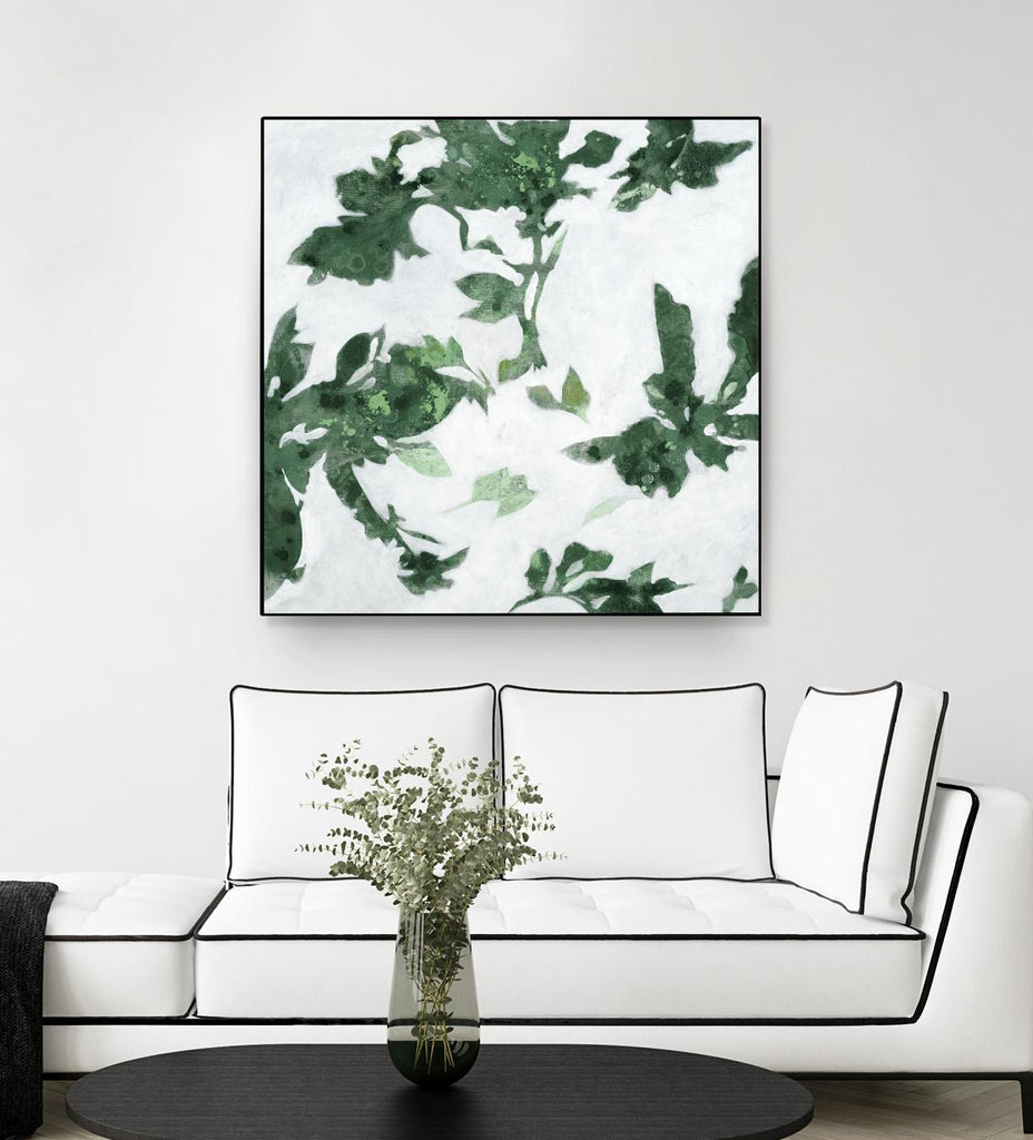 High Flying I V2 by Liz Jardine on GIANT ART - greens abstract floral flowers