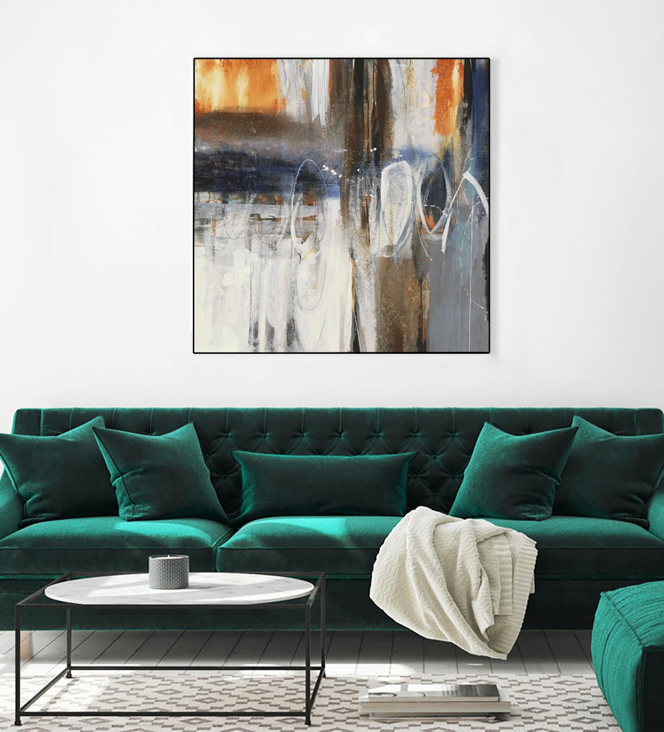 Back to the Future by Liz Jardine on GIANT ART - browns abstract