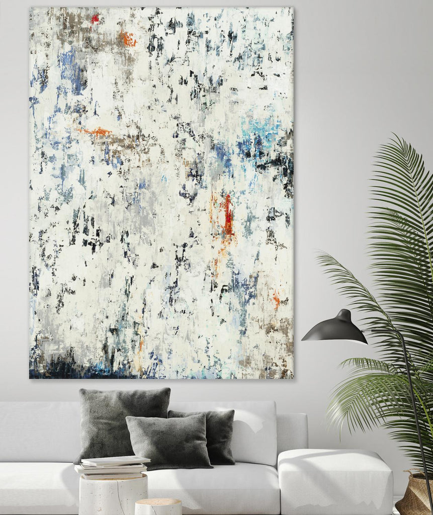 Equilibrium by Liz Jardine on GIANT ART - whites & creams abstract