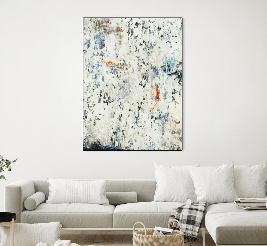 Equilibrium by Liz Jardine on GIANT ART - whites & creams abstract