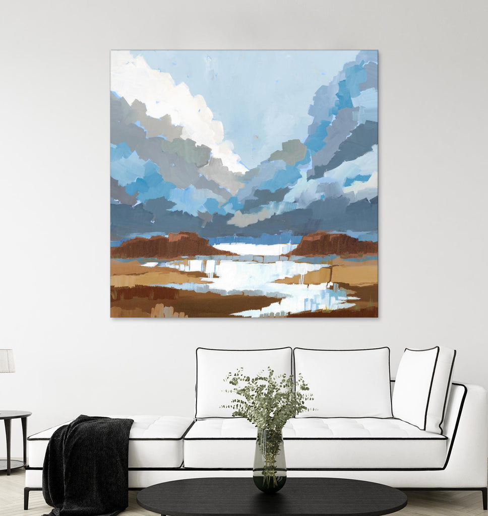 High Altitude V7 by Liz Jardine on GIANT ART - blues scenic clouds