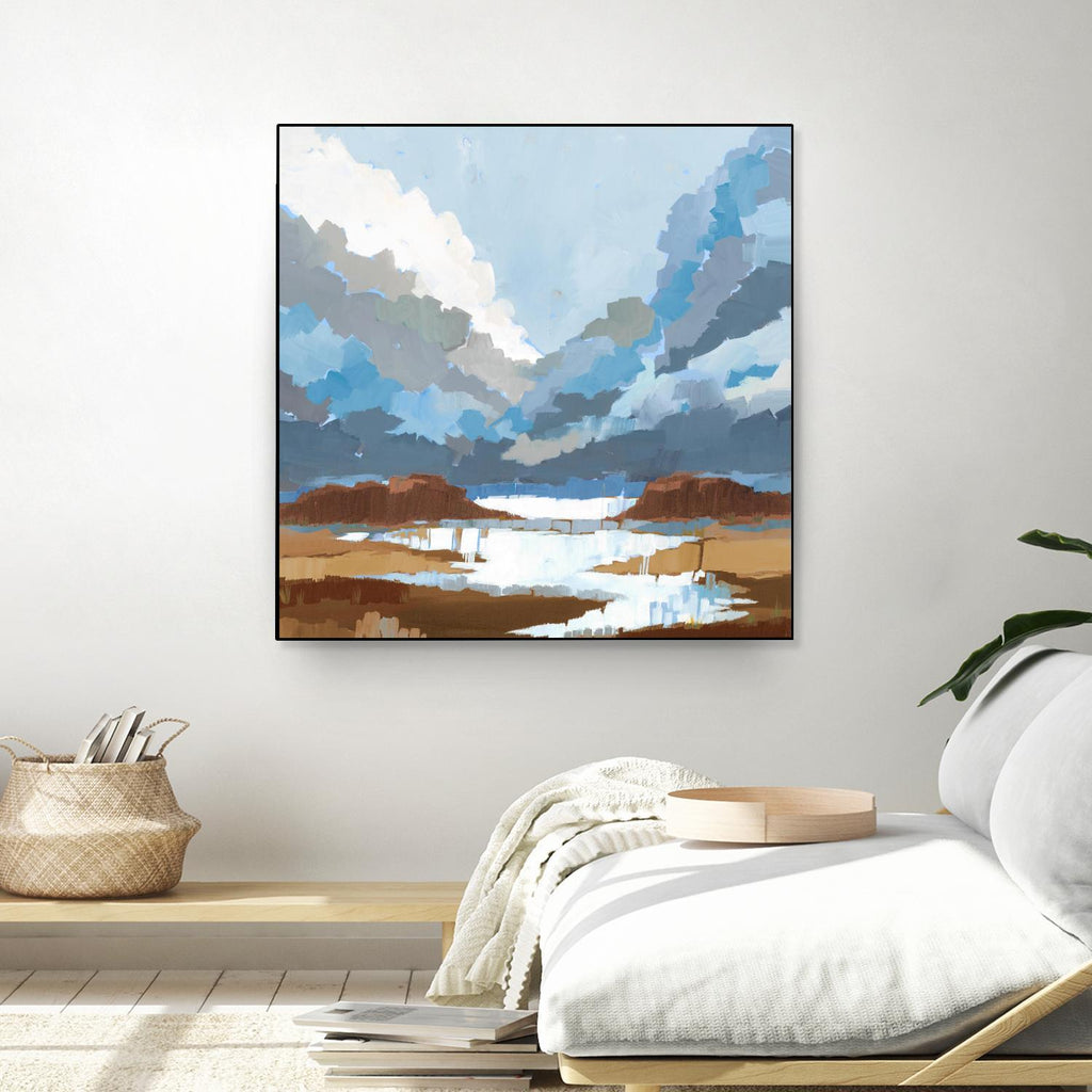 High Altitude V7 by Liz Jardine on GIANT ART - blues scenic clouds