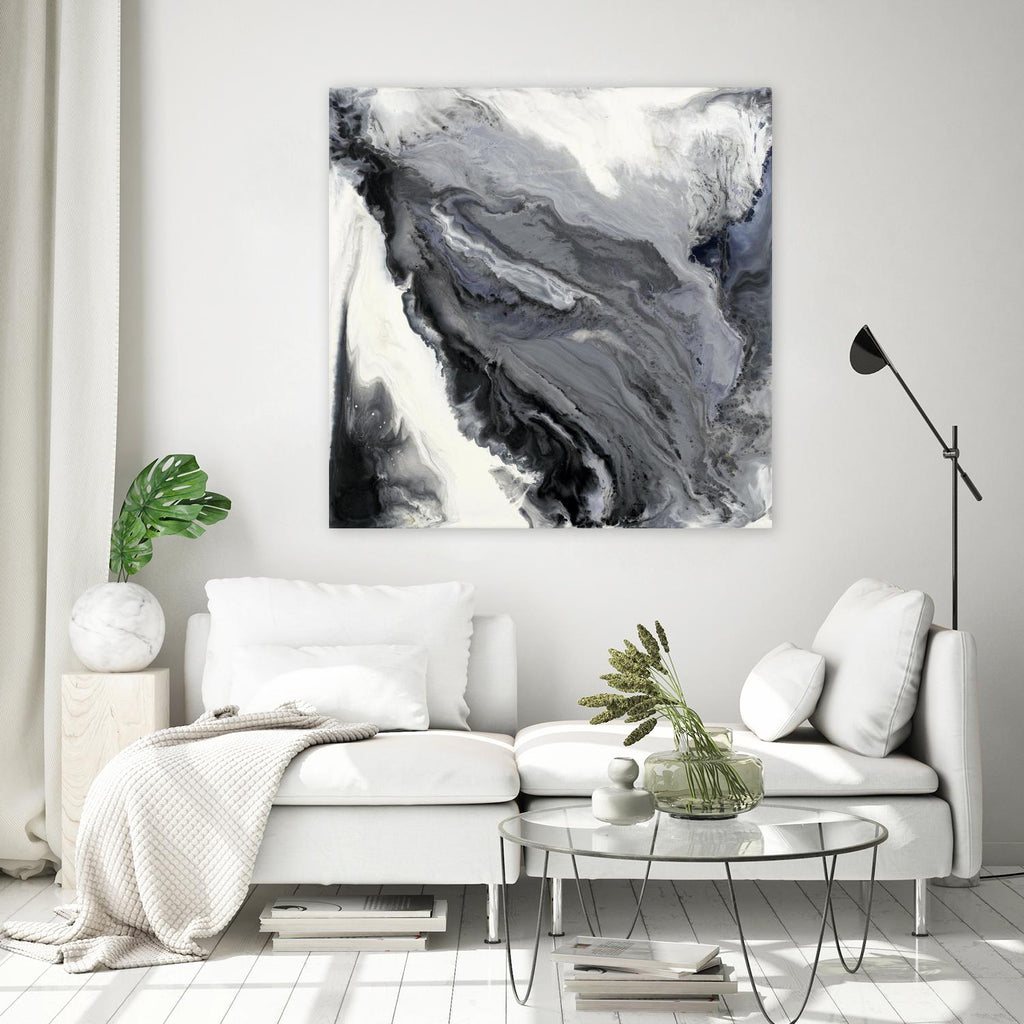 Approaching par Corrie LaVelle sur GIANT ART - blanc noir&blanc