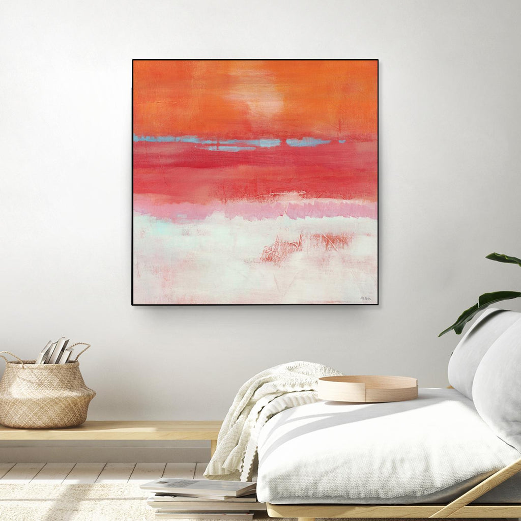 Persimmon Jump I by Jill Martin on GIANT ART - orange abstract