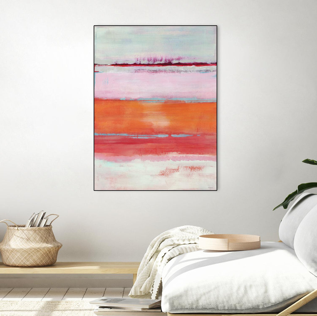 Persimmon Jump by Jill Martin on GIANT ART - orange abstract