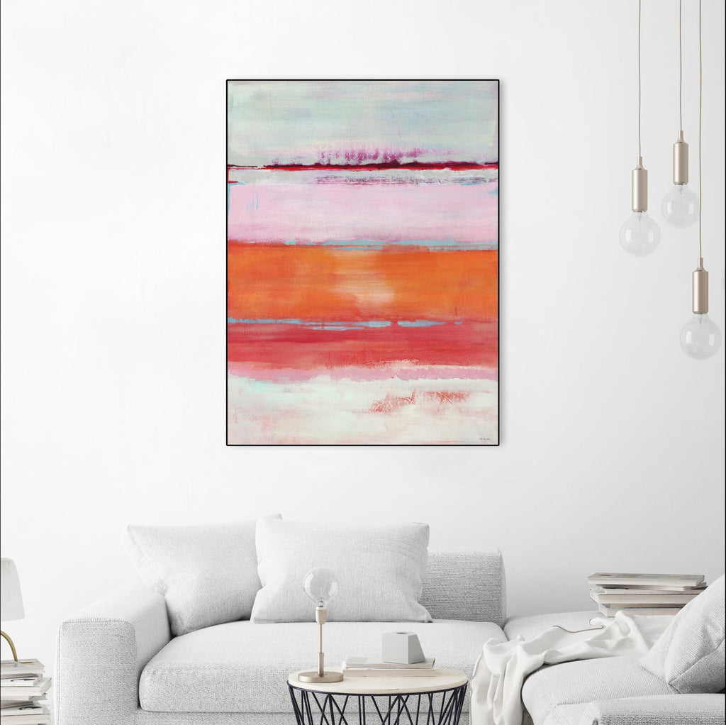 Persimmon Jump by Jill Martin on GIANT ART - orange abstract