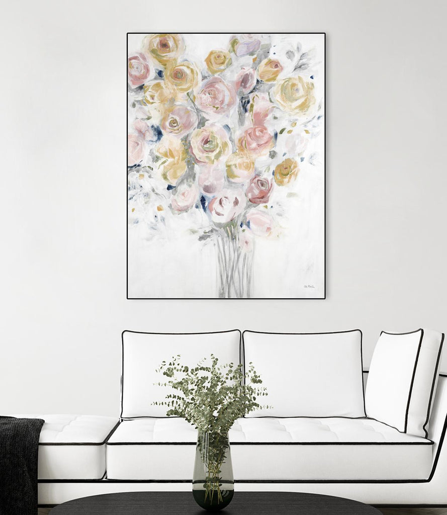 Cantata de Jill Martin sur GIANT ART - roses, oranges, floraux, botaniques