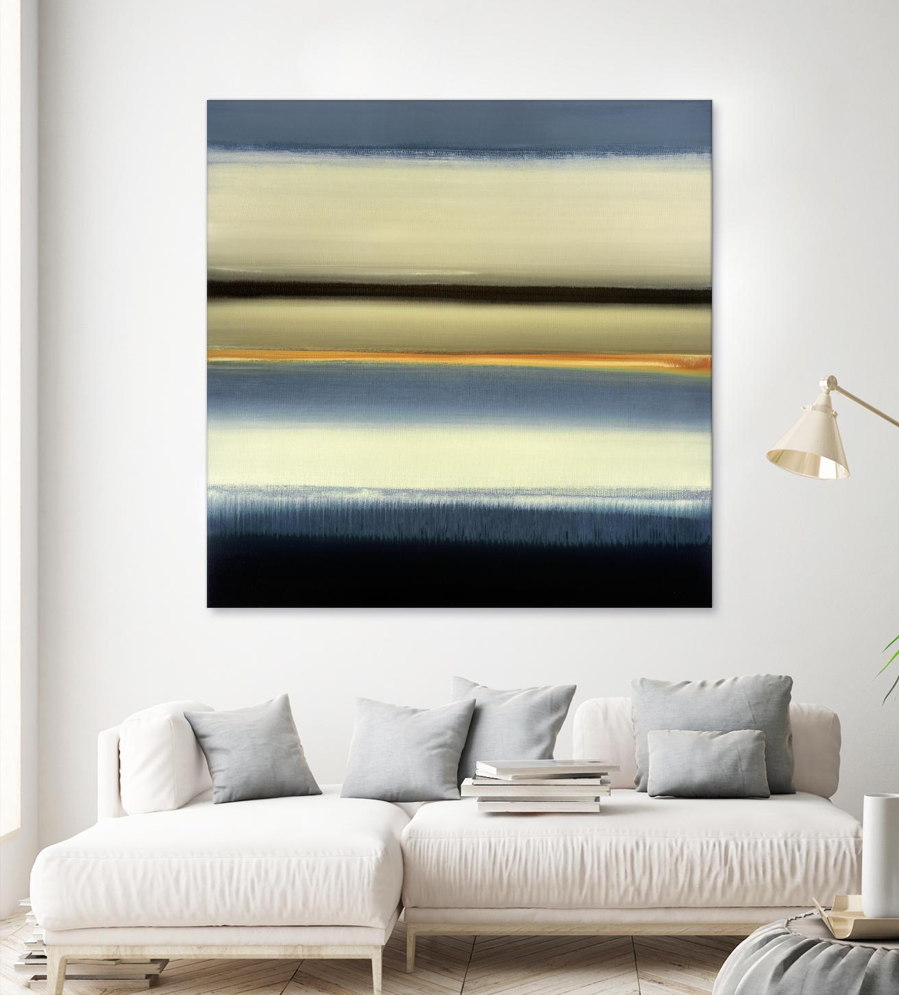 Remembering When by Lisa Ridgers on GIANT ART - beige abstract