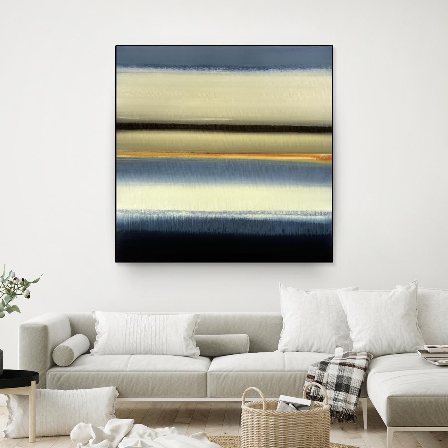 Remembering When by Lisa Ridgers on GIANT ART - beige abstract