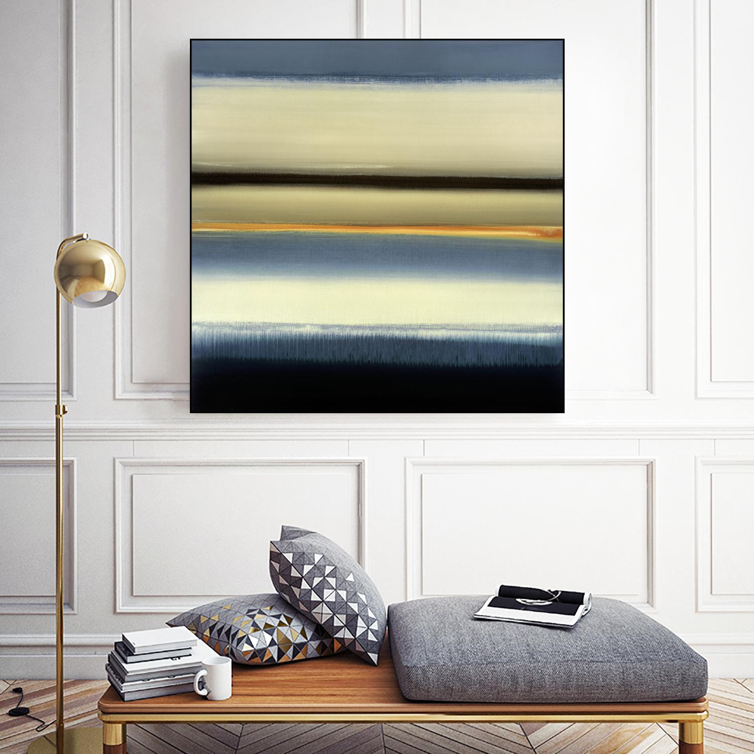 Remembering When by Lisa Ridgers on GIANT ART - beige abstract