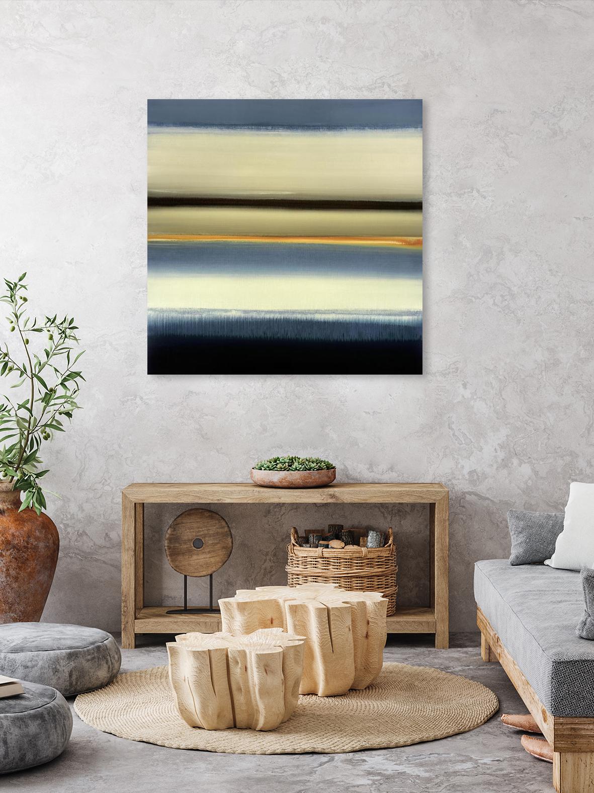 Remembering When by Lisa Ridgers on GIANT ART - beige abstract