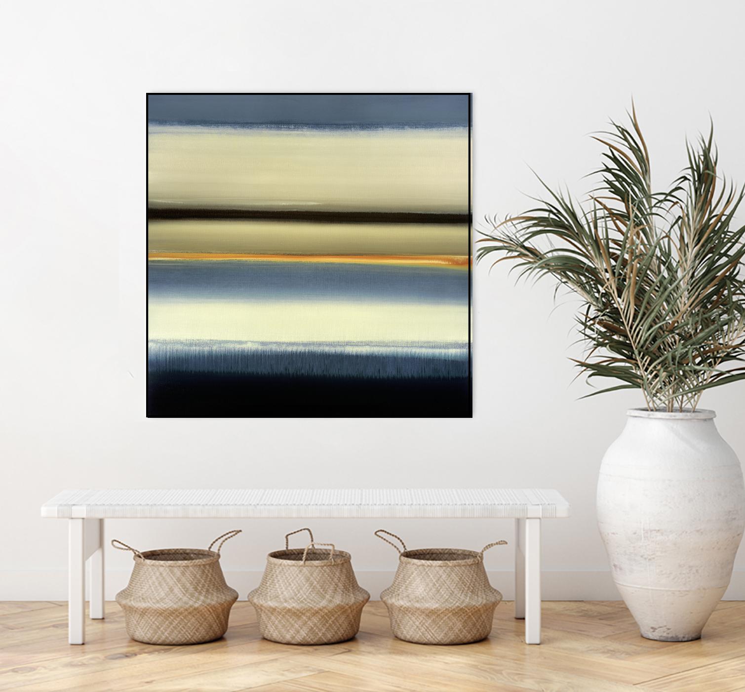 Remembering When by Lisa Ridgers on GIANT ART - beige abstract