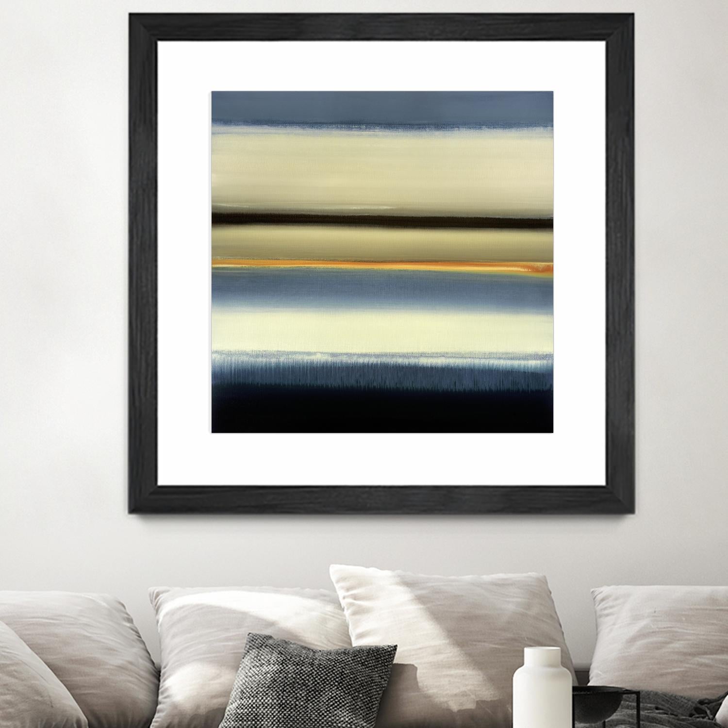 Remembering When by Lisa Ridgers on GIANT ART - beige abstract