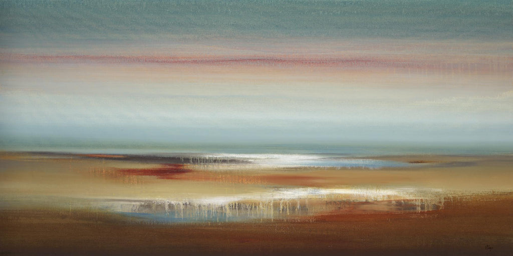 Coloured Scape by Lisa Ridgers on GIANT ART - brown abstract