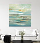 By The Water III by Lisa Ridgers on GIANT ART - beige abstract