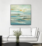 By The Water III by Lisa Ridgers on GIANT ART - beige abstract