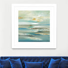 By The Water III by Lisa Ridgers on GIANT ART - beige abstract