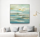 By The Water III by Lisa Ridgers on GIANT ART - beige abstract