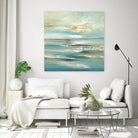 By The Water III by Lisa Ridgers on GIANT ART - beige abstract