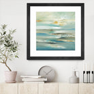 By The Water III by Lisa Ridgers on GIANT ART - beige abstract