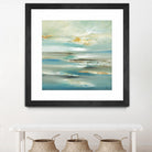 By The Water III by Lisa Ridgers on GIANT ART - beige abstract