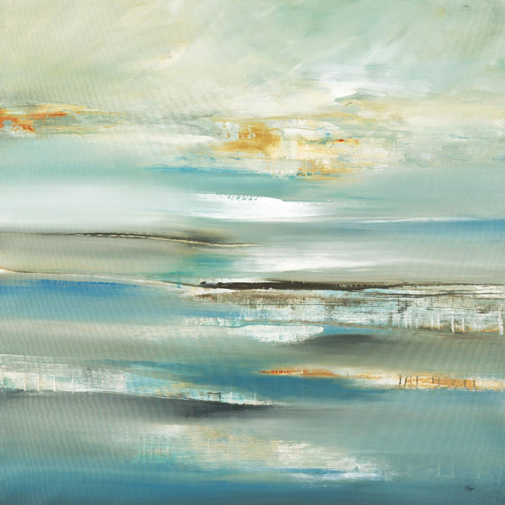 By The Water III de Lisa Ridgers sur GIANT ART - abstrait beige