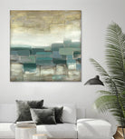 Bosque Verde by Pablo Rojero on GIANT ART - blues, neutrals abstract