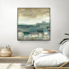 Bosque Verde by Pablo Rojero on GIANT ART - blues, neutrals abstract