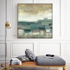 Bosque Verde by Pablo Rojero on GIANT ART - blues, neutrals abstract