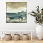 Bosque Verde by Pablo Rojero on GIANT ART - blues, neutrals abstract