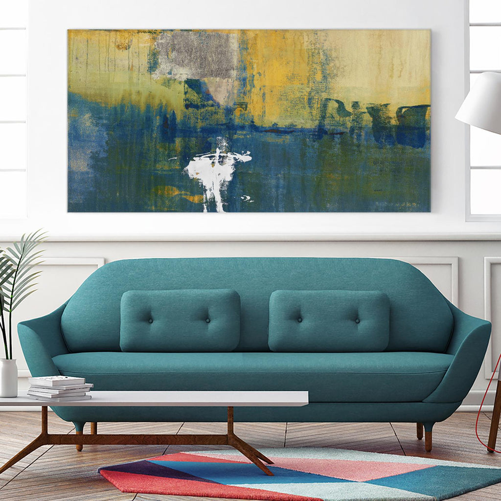 Echo II by Sarah Stockstill on GIANT ART - blue abstract