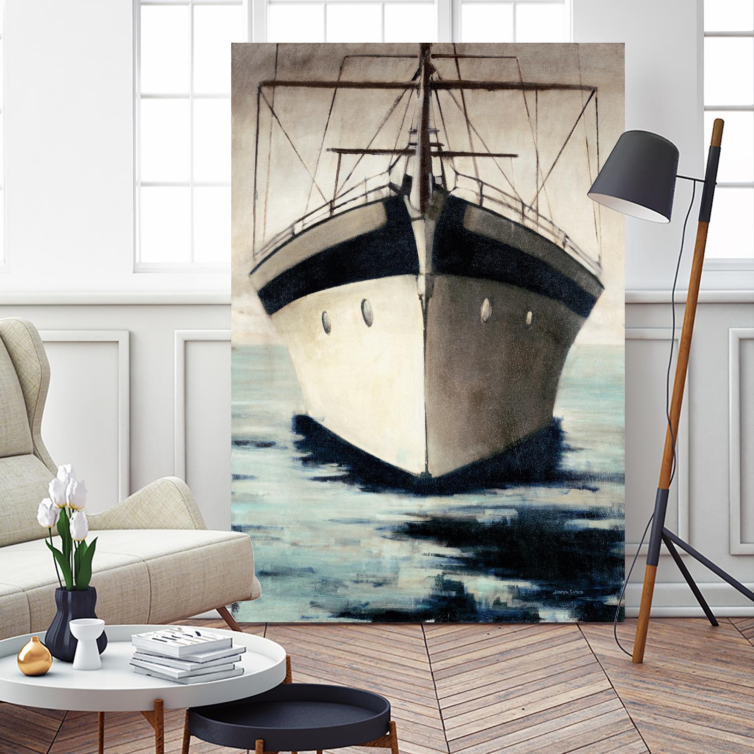Under Bow by Joseph Cates on GIANT ART - beige nautical