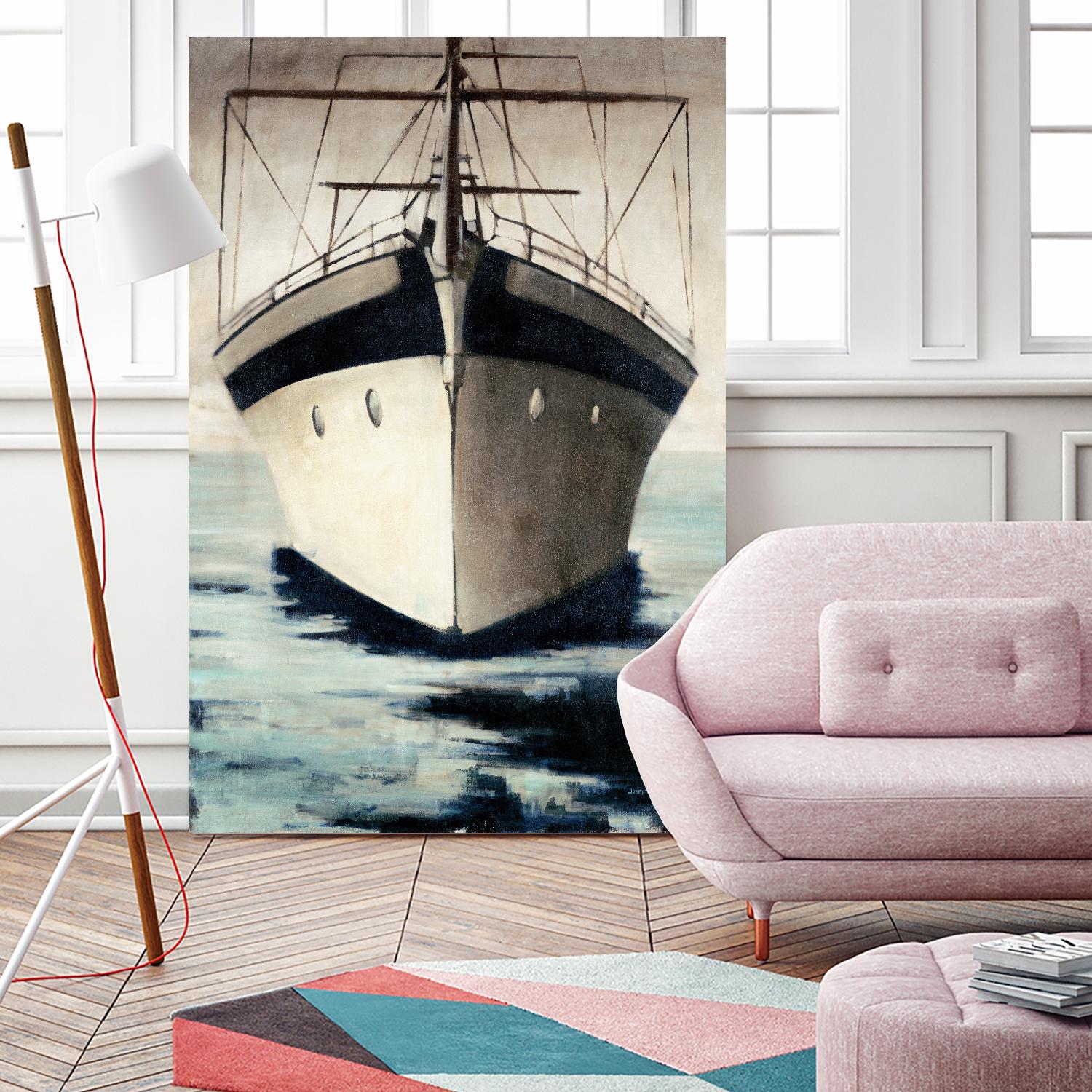 Under Bow by Joseph Cates on GIANT ART - beige nautical