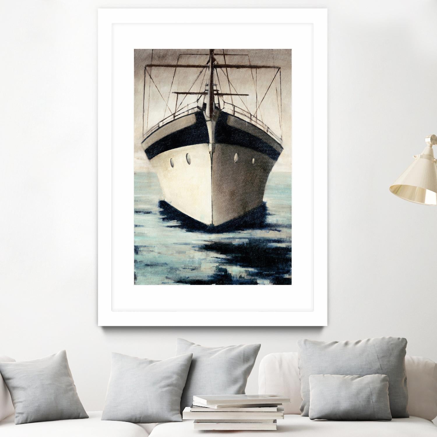 Under Bow by Joseph Cates on GIANT ART - beige nautical