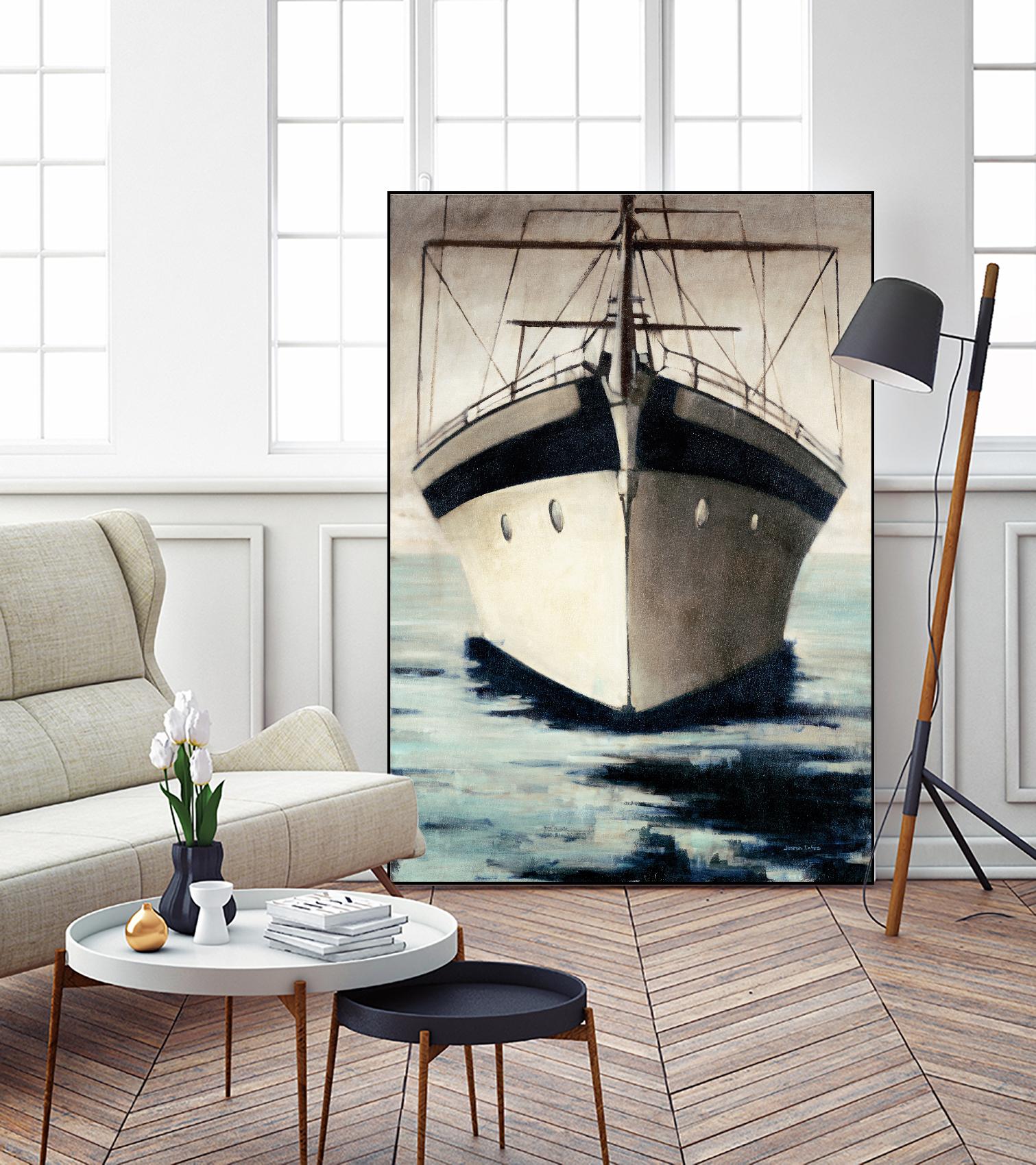Under Bow by Joseph Cates on GIANT ART - beige nautical