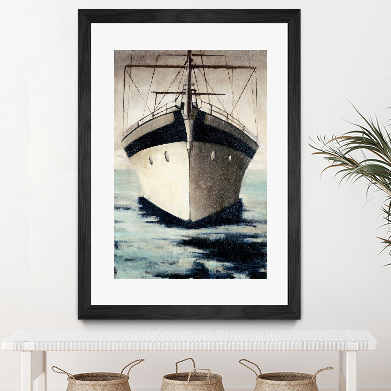 Under Bow by Joseph Cates on GIANT ART - beige nautical
