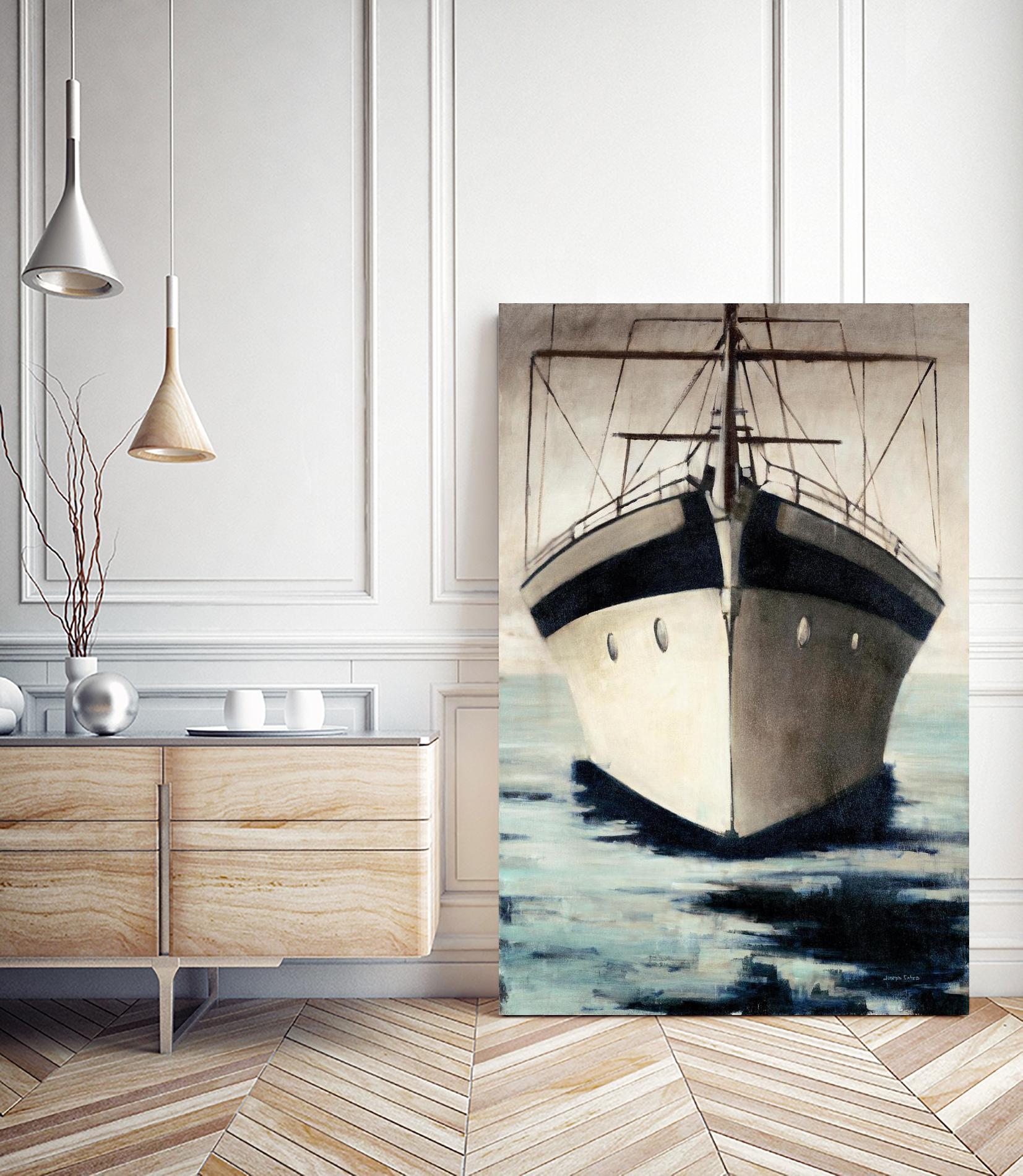 Under Bow by Joseph Cates on GIANT ART - beige nautical