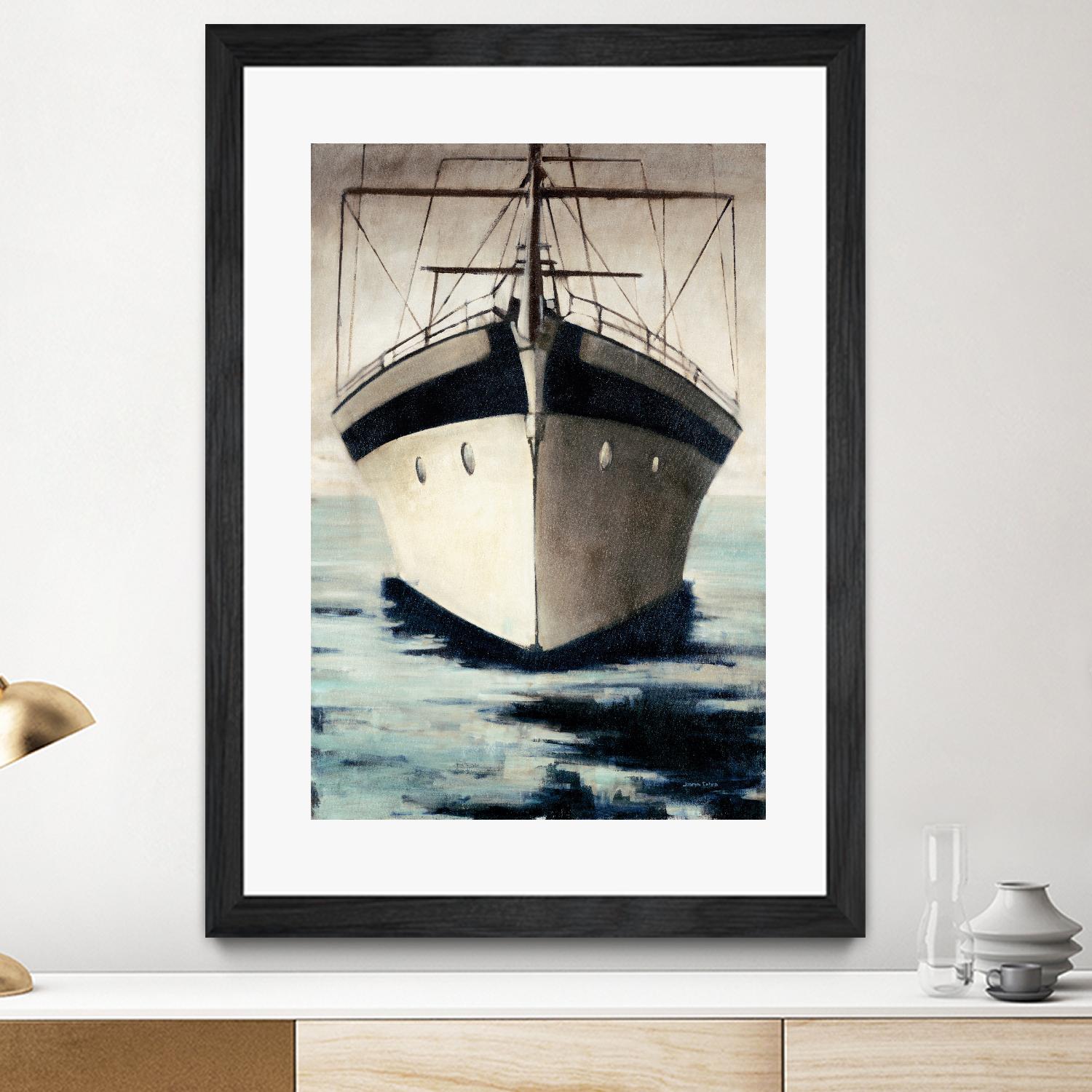 Under Bow by Joseph Cates on GIANT ART - beige nautical