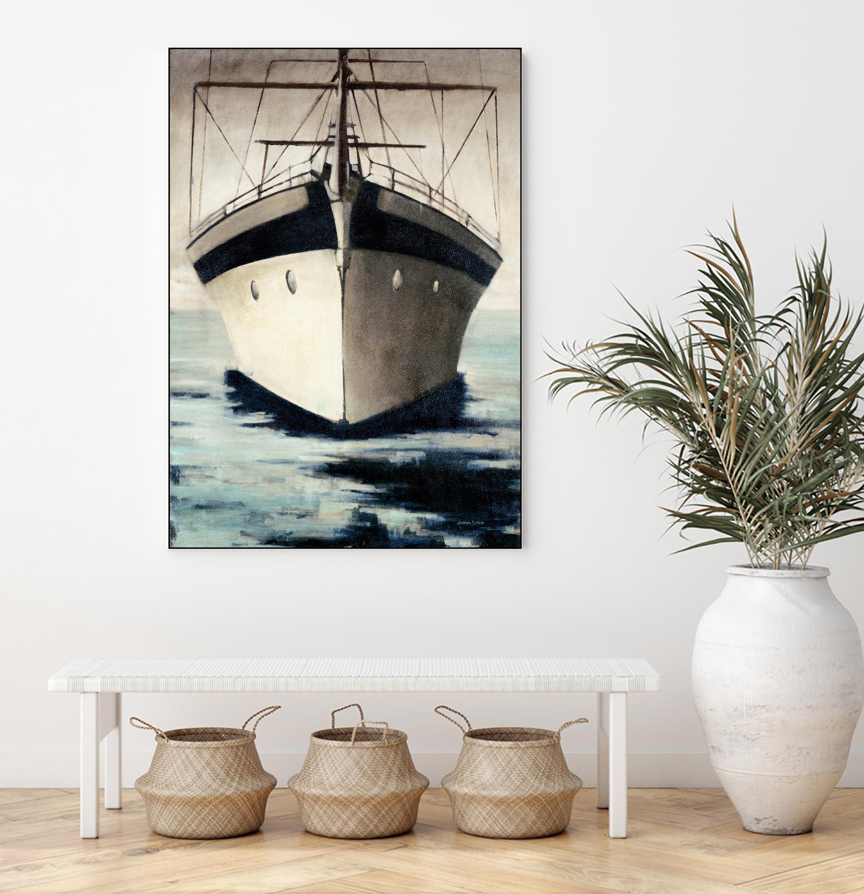 Under Bow by Joseph Cates on GIANT ART - beige nautical
