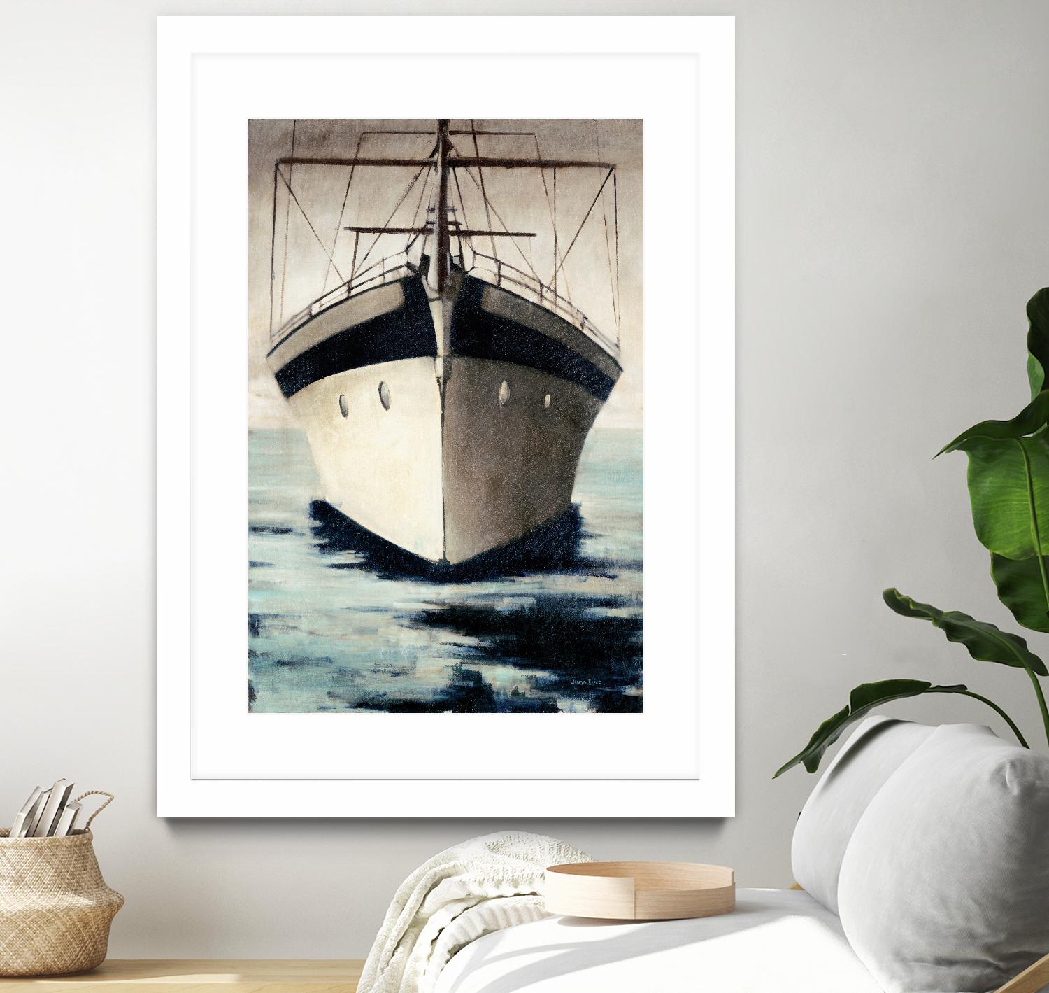 Under Bow by Joseph Cates on GIANT ART - beige nautical