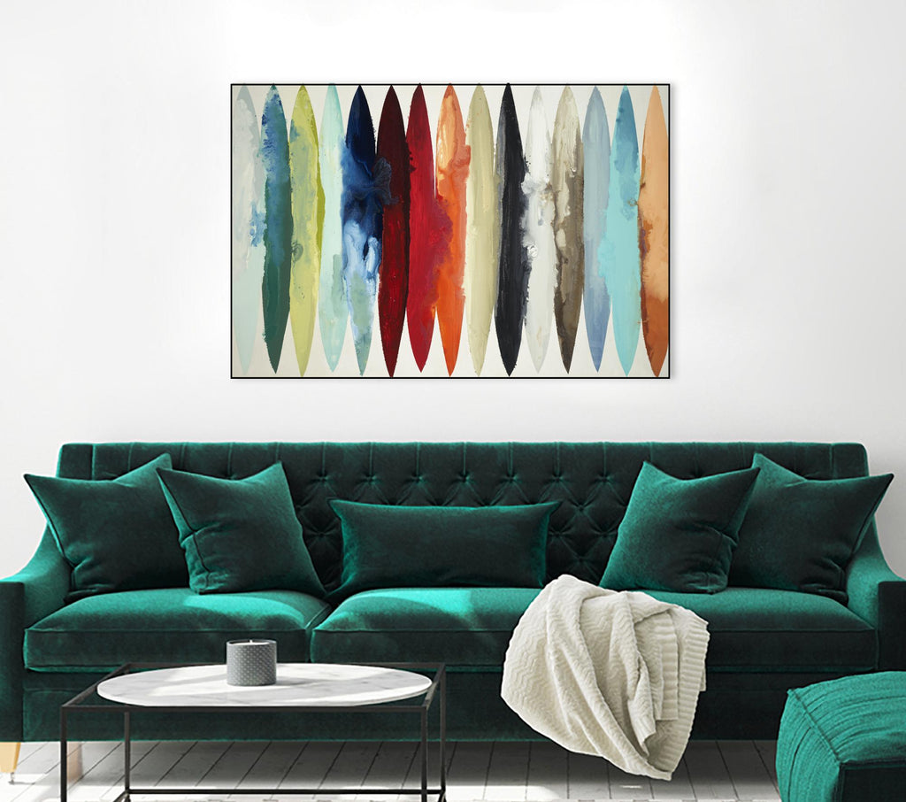 Even Flow by Randy Hibberd on GIANT ART - brights abstract