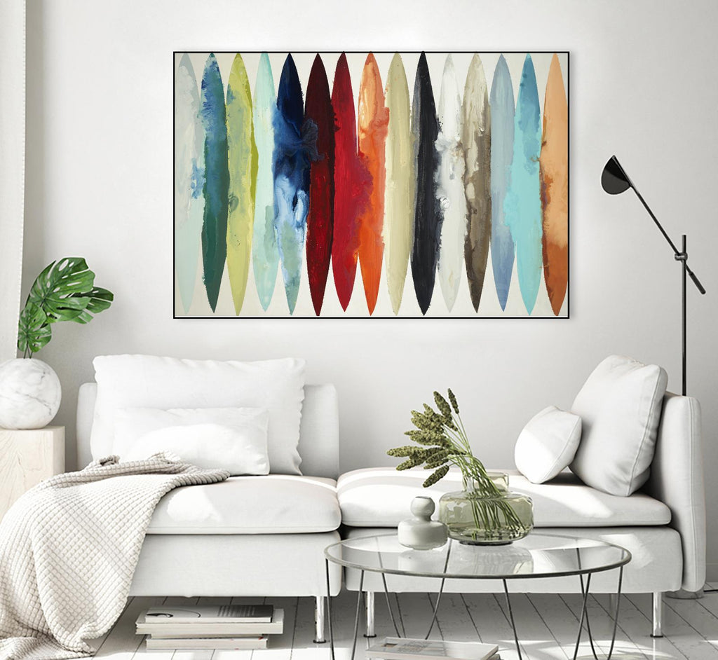 Even Flow by Randy Hibberd on GIANT ART - brights abstract