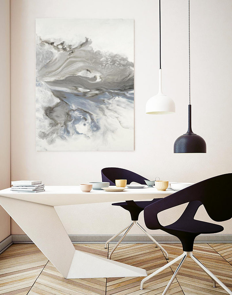 Think Of You by Corrie LaVelle on GIANT ART - whites & creams fluid abstracts