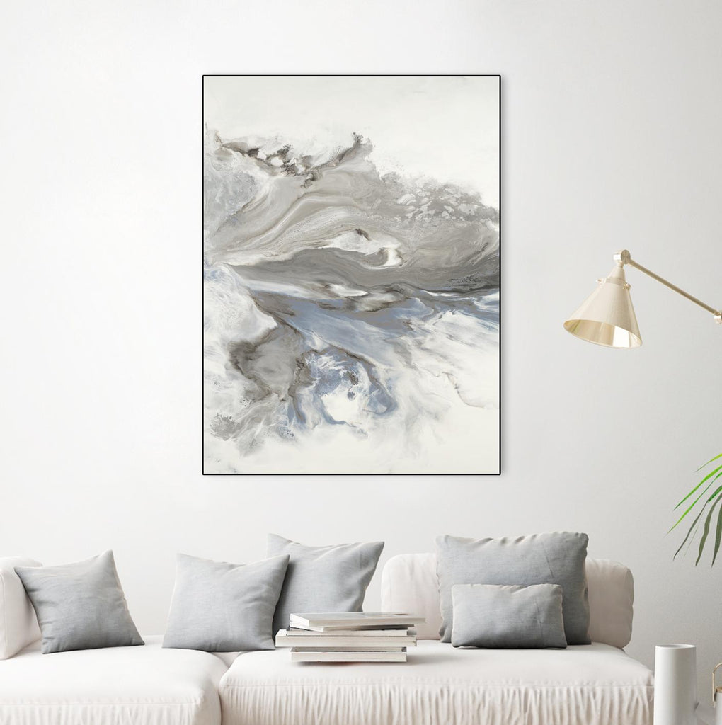 Think Of You by Corrie LaVelle on GIANT ART - whites & creams fluid abstracts
